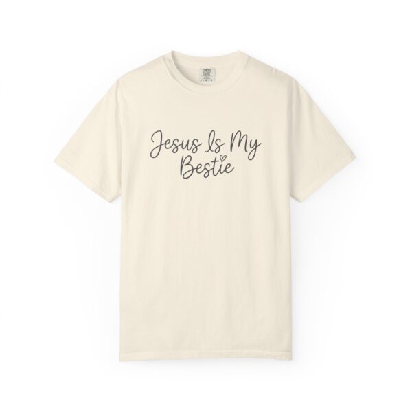 11250702250805547961_2048.jpeg Comfort Colors® Jesus Is My Bestie T-shirt | Christian Faith Typography, Bible Verse Shirt
