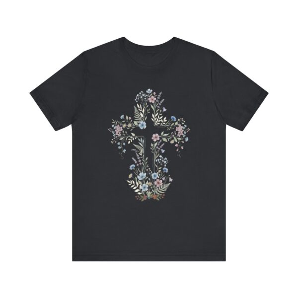 11495076429480205563_2048.jpeg Floral Cross Tee | Botanical Cross Shirt