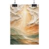 11754206754132649164_2048.jpeg Aura of Grace Abstract Christian Poster | The Way The Truth The Life Wall Art | Sage Green Peach Boho Decor | Textured Palette Knife Print