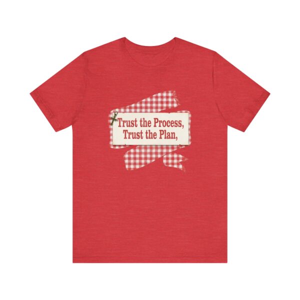 12015470304535285396_2048.jpeg Trust the Process Trust the Plan tee | Red Gingham Ribbon Graphic T-Shirt