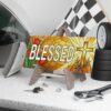 12018572044461397653_2048.jpeg Blessed Cross and Tulips Vanity Plate | Christian License Plate