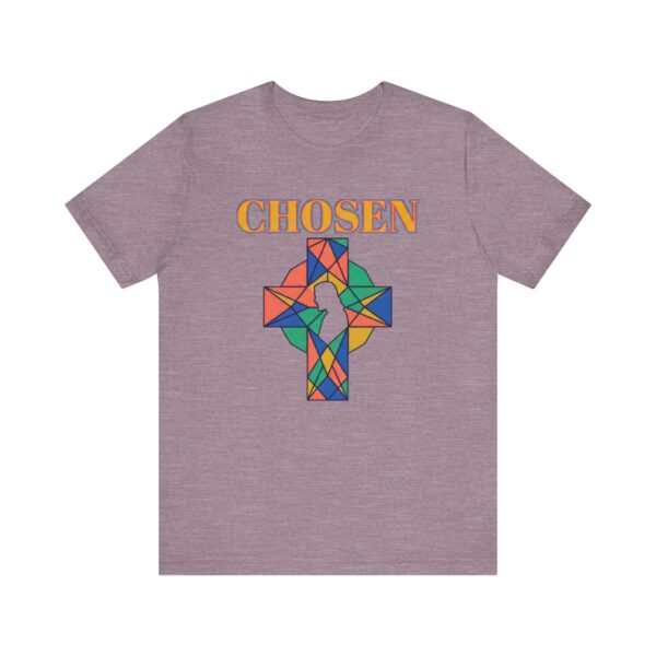 Chosen stained glass cross Tee | Christian faith shirt