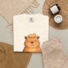 Comfort Colors® Meditating Bear with Orange Slice T-Shirt | Be Still and Know, Bible Verse Shirt, Religious Women