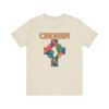 Chosen stained glass cross Tee | Christian faith shirt