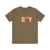 Pray leopard and gingham letters T-Shirt | Faith graphic tee