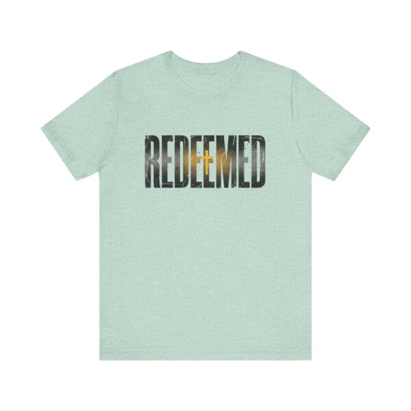 Redeemed graphic tee | Christian faith typography shirt