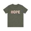 Floral HOPE lettering tee | Inspirational shirt, pastel floral print