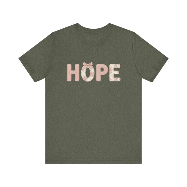 Floral HOPE lettering tee | Inspirational shirt, pastel floral print