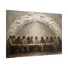 1265112783525713280_2048.jpeg Modern Last Supper Reimagined Poster | The Table of Love Wall Art | Textured Palette Knife Plaster Print | Warm Neutral Beige Faith Decor