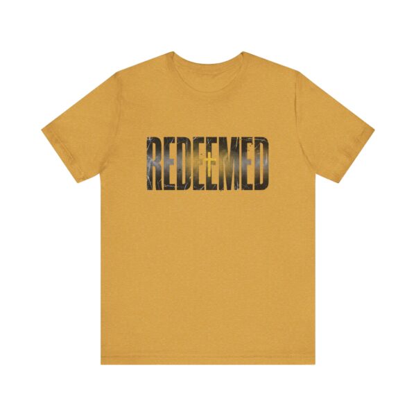Redeemed graphic tee | Christian faith typography shirt