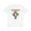 Chosen stained glass cross Tee | Christian faith shirt