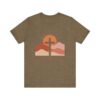 Seek Him First cross sunset Tee | Christian faith shirt