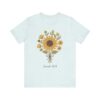 Sunflower Bouquet Isaiah 40:8 T-Shirt | Floral Scripture Tee
