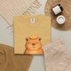 Comfort Colors® Meditating Bear with Orange Slice T-Shirt | Be Still and Know, Bible Verse Shirt, Religious Women