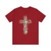 Floral Cross tee | T-Shirt, Christian floral cross design