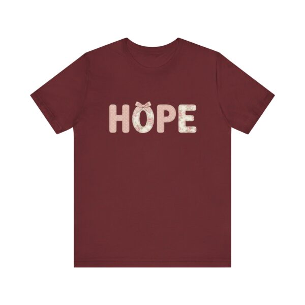 Floral HOPE lettering tee | Inspirational shirt, pastel floral print