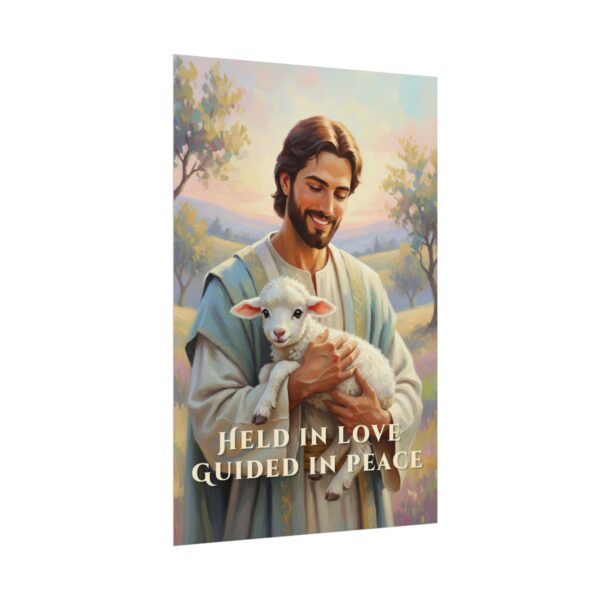 1334911928051208886_2048.jpeg Jesus and the Lamb Digital Christian Wall Art, Held in love, guided in peace