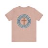 13391206299337998750_2048.jpeg Faith Over Fear Cross Tee | Strength in Belief Christian Shirt