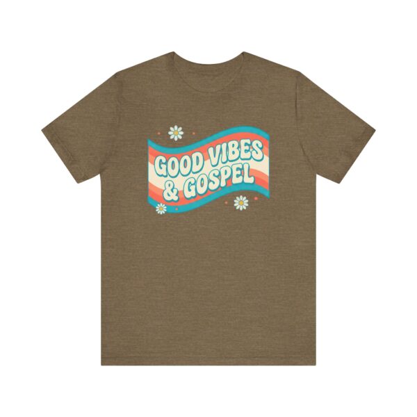 13448908361375593539_2048.jpeg Good Vibes & Gospel T-Shirt | Retro Wave Christian Tee