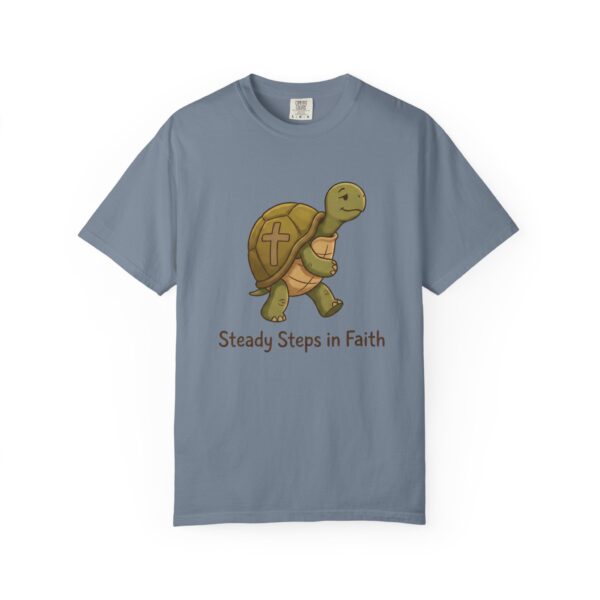 Comfort Colors® Steady Steps in Faith Turtle T-Shirt | Christian Turtle Tee, Bible Verse Shirt, Faith Christian