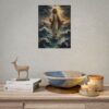 14300438845166819563_2048.jpeg Jesus Walking on Water Impasto Poster | Stormy Sea of Galilee Christian Art | Faith Over Fear Wall Decor | Textured Jesus in Storm Print