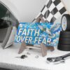 14400840162214161621_2048.jpeg Faith Over Fear vanity plate | Dove and stained glass clouds