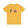Pray leopard and gingham letters T-Shirt | Faith graphic tee