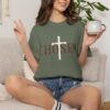 Comfort Colors® Chosen cross T-Shirt | Christian faith tee, religious scripture design