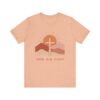 Seek Him First cross sunset Tee | Christian faith shirt