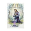 Jesus in the Garden of Gethsemane Watercolor Art, Faith, Trust through the night