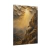 15483758764474306124_2048.jpeg Leaving the 99 Lost Sheep Impasto Poster | Christian Cliffside Oil Painting Art | Parable of the Lost Sheep | Textured Palette Knife Print