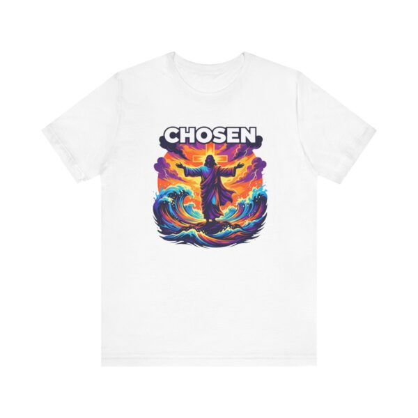 15579684083504124691_2048.jpeg Chosen Jesus graphic tee | Christian faith shirt, Savior illustration
