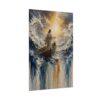 15627345168326389740_2048-1.jpeg Jesus Calming the Storm Poster | Thick Impasto Christian Wall Art | Palette Knife Sea Storm Canvas Print | Modern Religious Home Decor