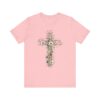 Floral Cross tee | T-Shirt, Christian floral cross design