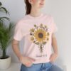 Sunflower Bouquet Isaiah 40:8 T-Shirt | Floral Scripture Tee