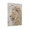 15961194761491933041_2048.jpeg Lion of Judah Poster | Modern Beige Christian Wall Art | Textured Palette Knife Plaster Print | Lion of Judah Scripture Art Decor