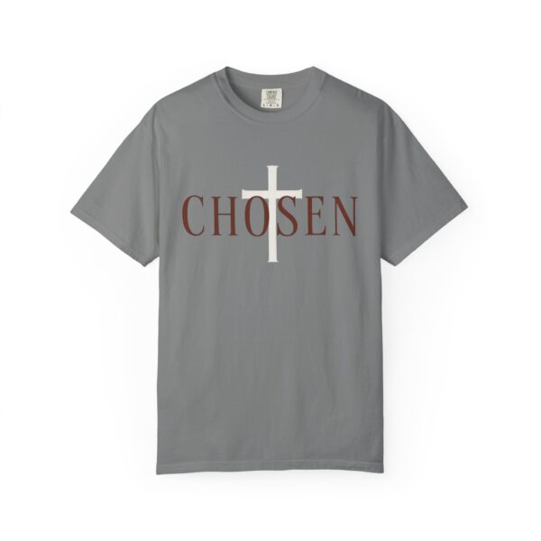 Comfort Colors® Chosen cross T-Shirt | Christian faith tee, religious scripture design