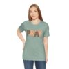 Pray leopard and gingham letters T-Shirt | Faith graphic tee