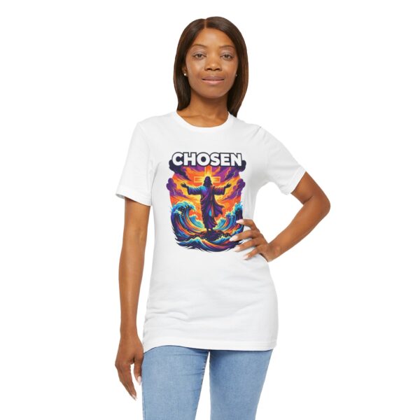 16731148653372549766_2048.jpeg Chosen Jesus graphic tee | Christian faith shirt, Savior illustration
