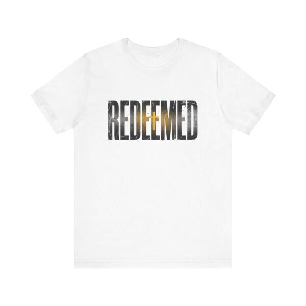 Redeemed graphic tee | Christian faith typography shirt