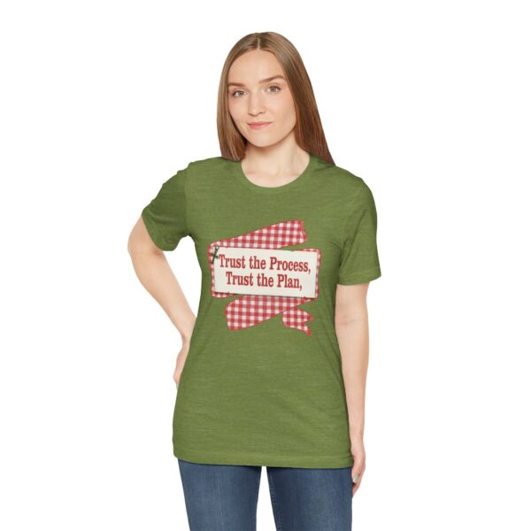 17188362321628727514_2048.jpeg Trust the Process Trust the Plan tee | Red Gingham Ribbon Graphic T-Shirt