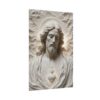 17234914135985205834_2048.jpeg Sacred Heart of Jesus Marble Relief Poster, Christian Wall Art, Catholic Fine Art Decor, Minimalist Religious Gift, 3D textured Jesus Poster
