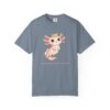 17241785824979764073_2048.jpeg Comfort Colors® Axolotl Illustration T-shirt | Cute Axolotl Character with Toast, Christian Shirt, Bible Verse Shirt, Religious Women Gift