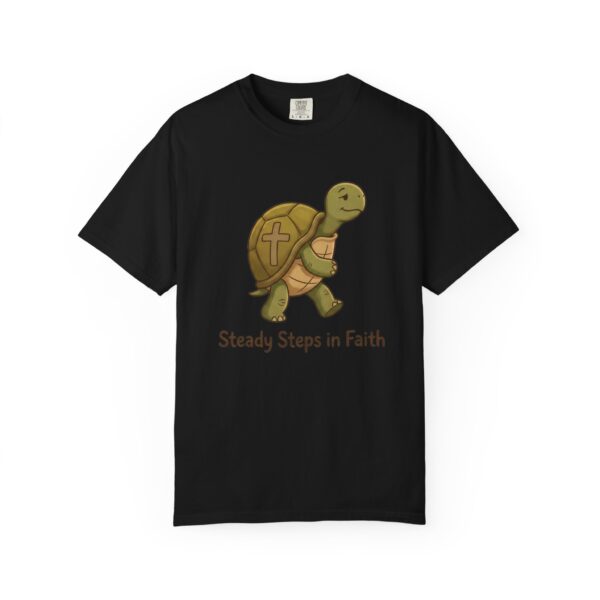 Comfort Colors® Steady Steps in Faith Turtle T-Shirt | Christian Turtle Tee, Bible Verse Shirt, Faith Christian
