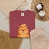 Comfort Colors® Meditating Bear with Orange Slice T-Shirt | Be Still and Know, Bible Verse Shirt, Religious Women