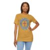 1743708585021804316_2048.jpeg Faith Over Fear Cross Tee | Strength in Belief Christian Shirt