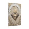 17542622216948371072_2048.jpeg Sacred Heart of Jesus Poster | Modern Beige & Gold Catholic Wall Art | Textured Palette Knife Plaster Print, Immaculate Heart Christian Gift
