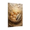 17550698124698736877_2048.jpeg Loaves and Fishes Poster | Matthew 14 Miracle Wall Art | Textured Palette Knife Plaster Print | Warm Oatmeal & Beige Farmhouse Faith Decor