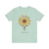 Sunflower Bouquet Isaiah 40:8 T-Shirt | Floral Scripture Tee