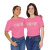 Floral HOPE lettering tee | Inspirational shirt, pastel floral print
